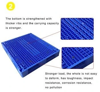 HDPE Large Stackable Reversible 4 way Plastic Pallet (5)